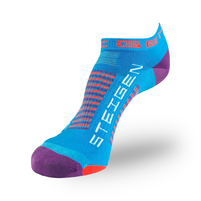 Galaxy Blue Running Socks Zero Length