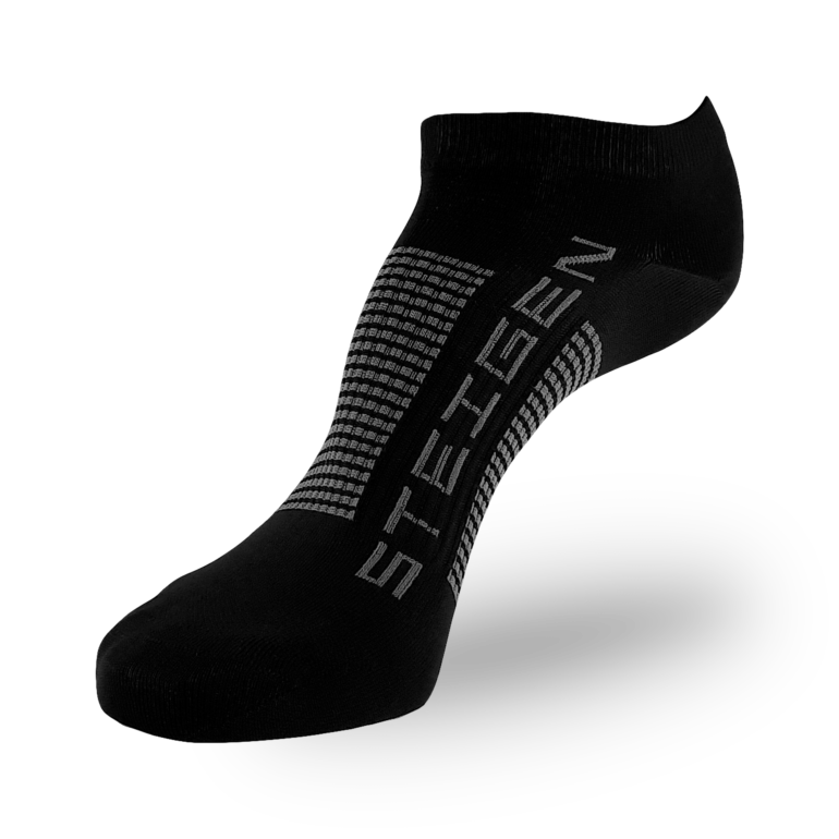 Black Running Socks Zero Length